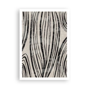 Plakát - Močál s liniemi - 70x100 cm