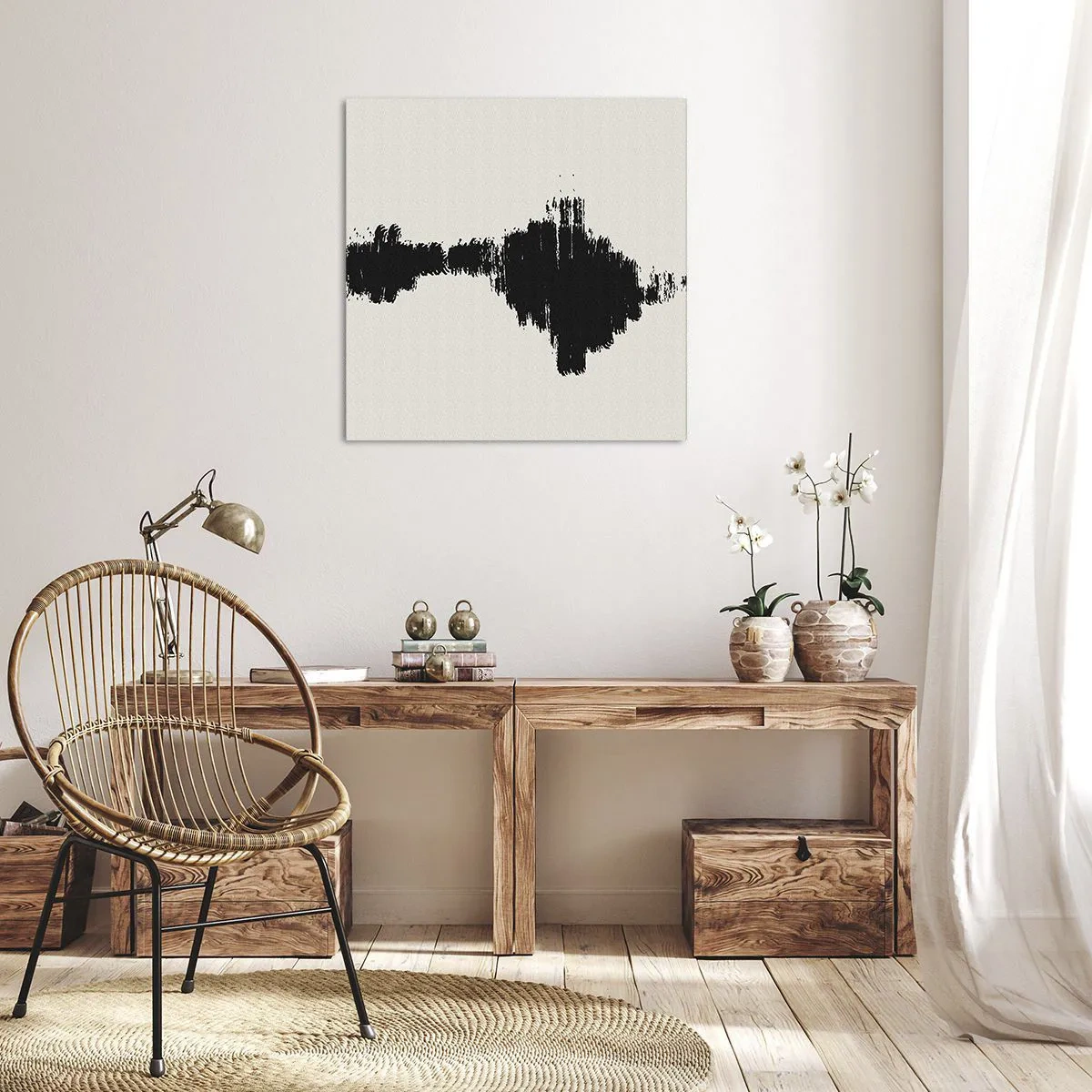 Obraz na plátně - Vibrace představivosti - 40x40 cm