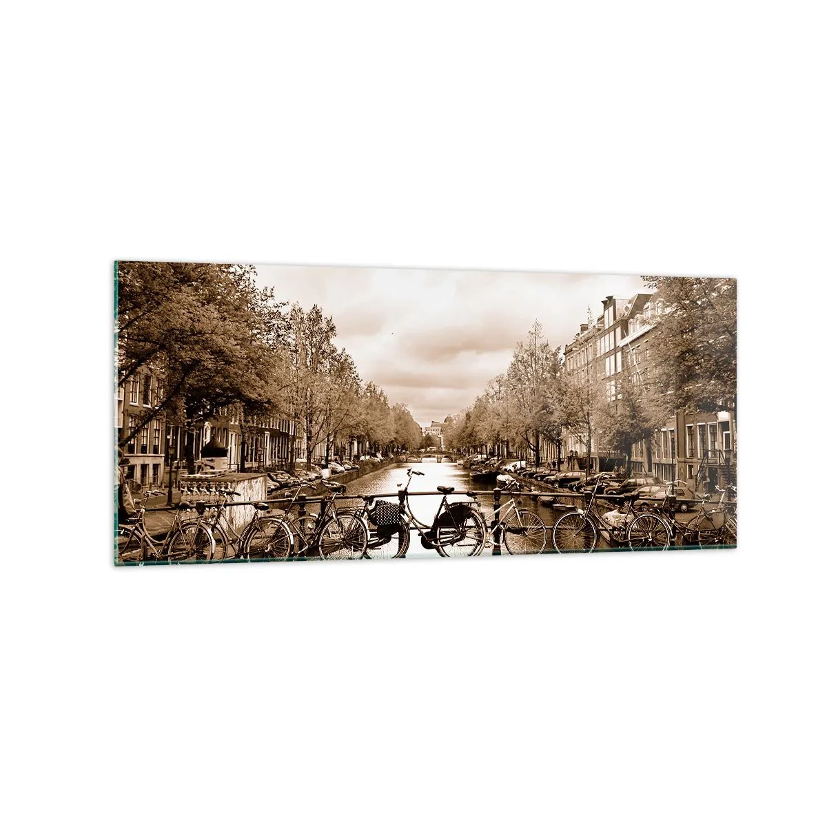 Obraz na skle - Nizozemské klima - 120x50 cm