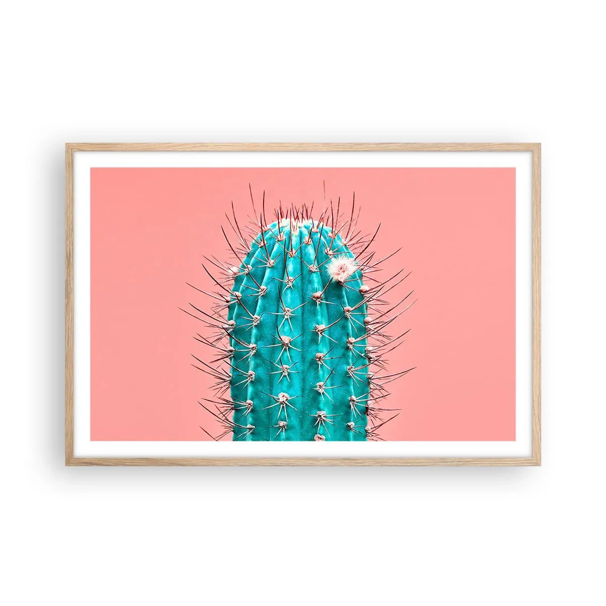 Plakát v rámu světlý dub - Jen koukej - 91x61 cm