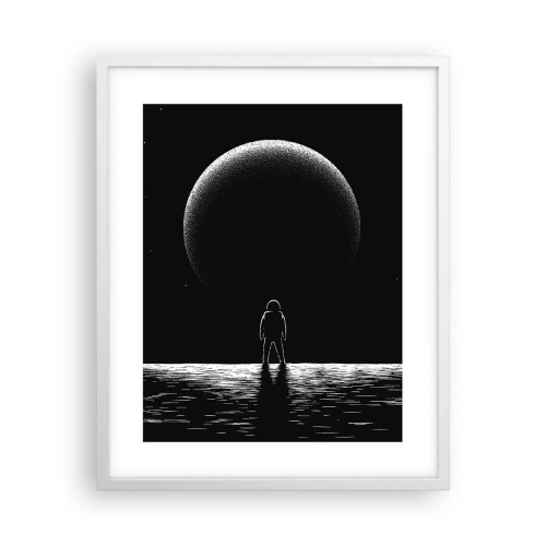 Plakát v bílém rámu - Tváři v tvář - 40x50 cm