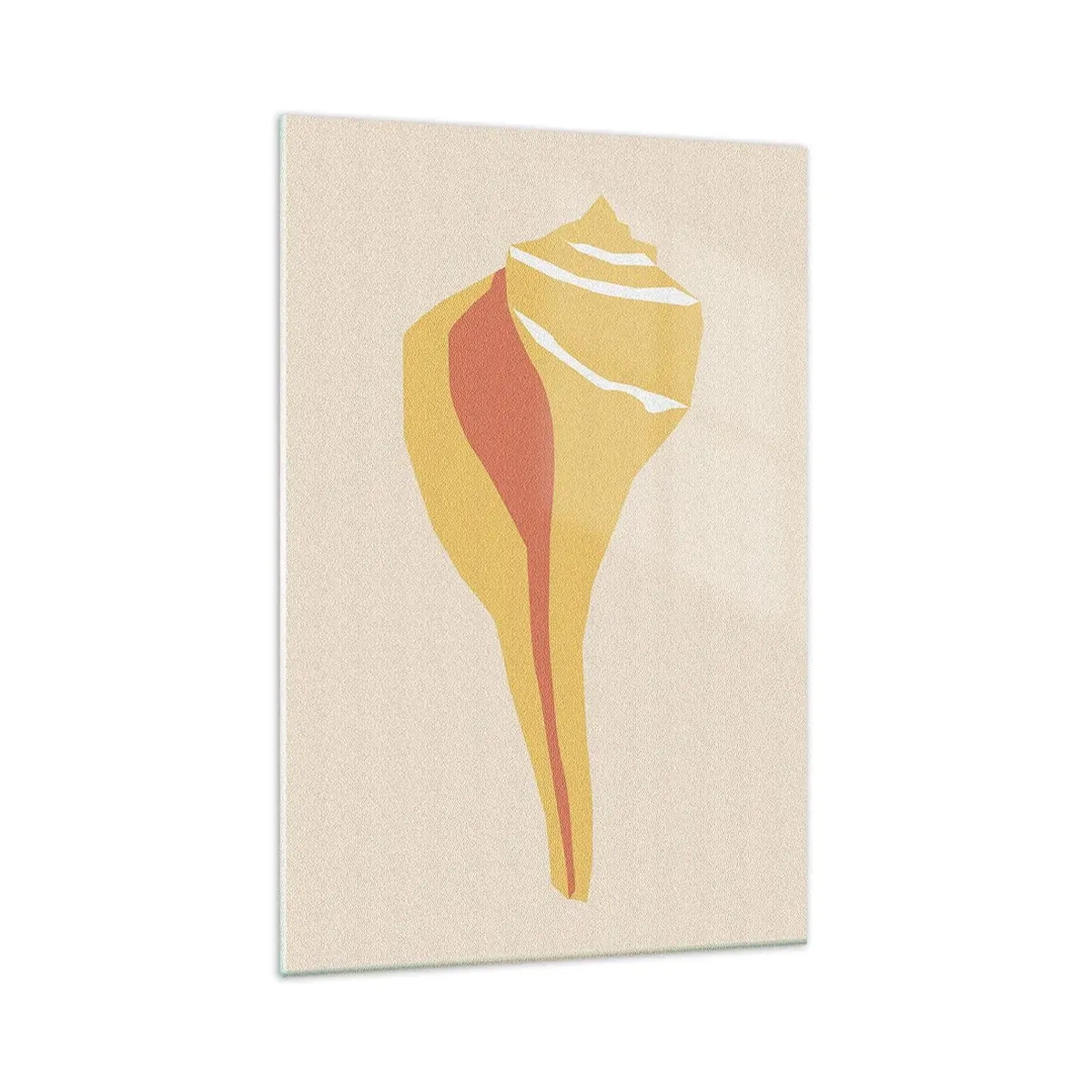 Obraz na skle - Organická abstrakce – růst - 70x100 cm