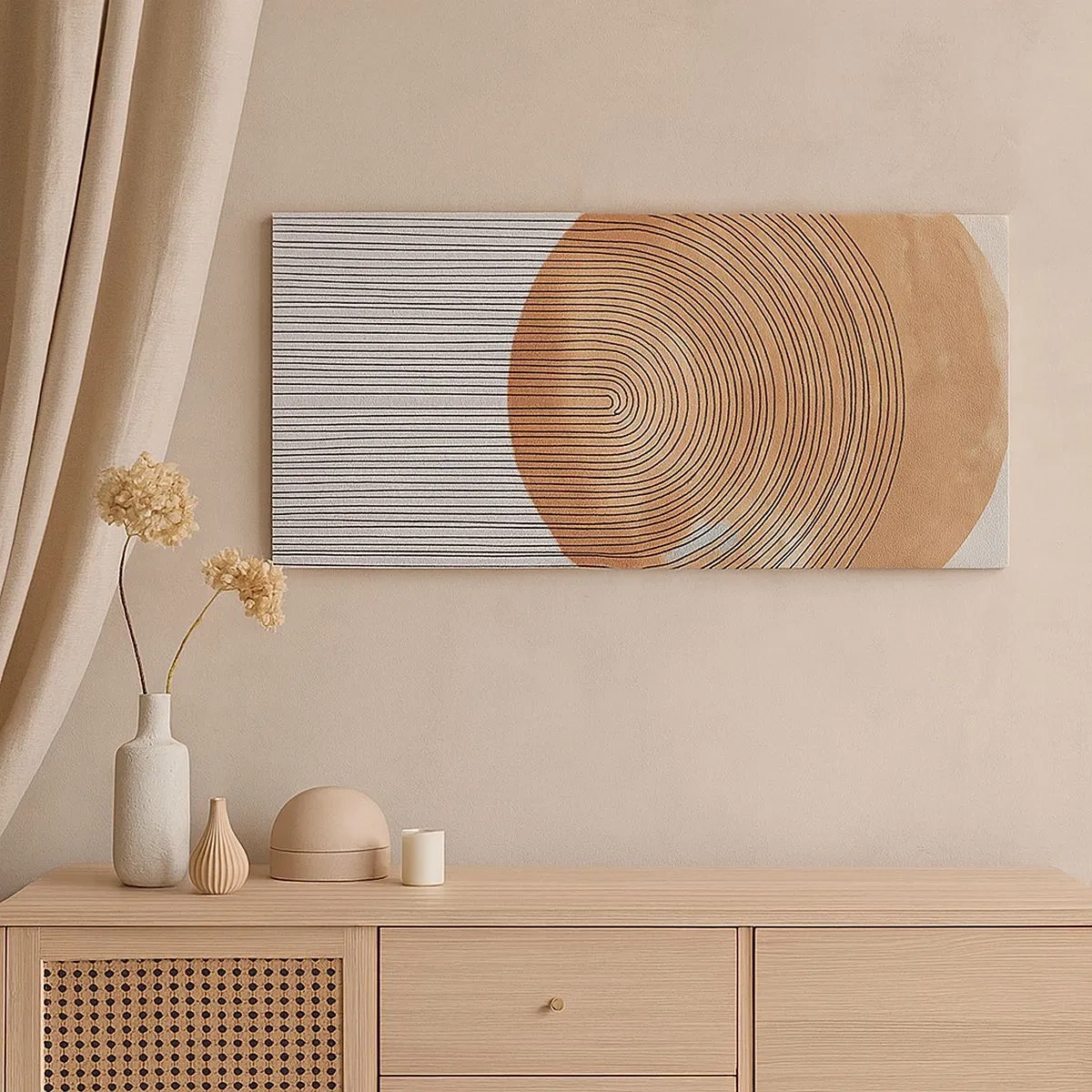 Obraz na plátně - Slunečná kompozice - 100x40 cm