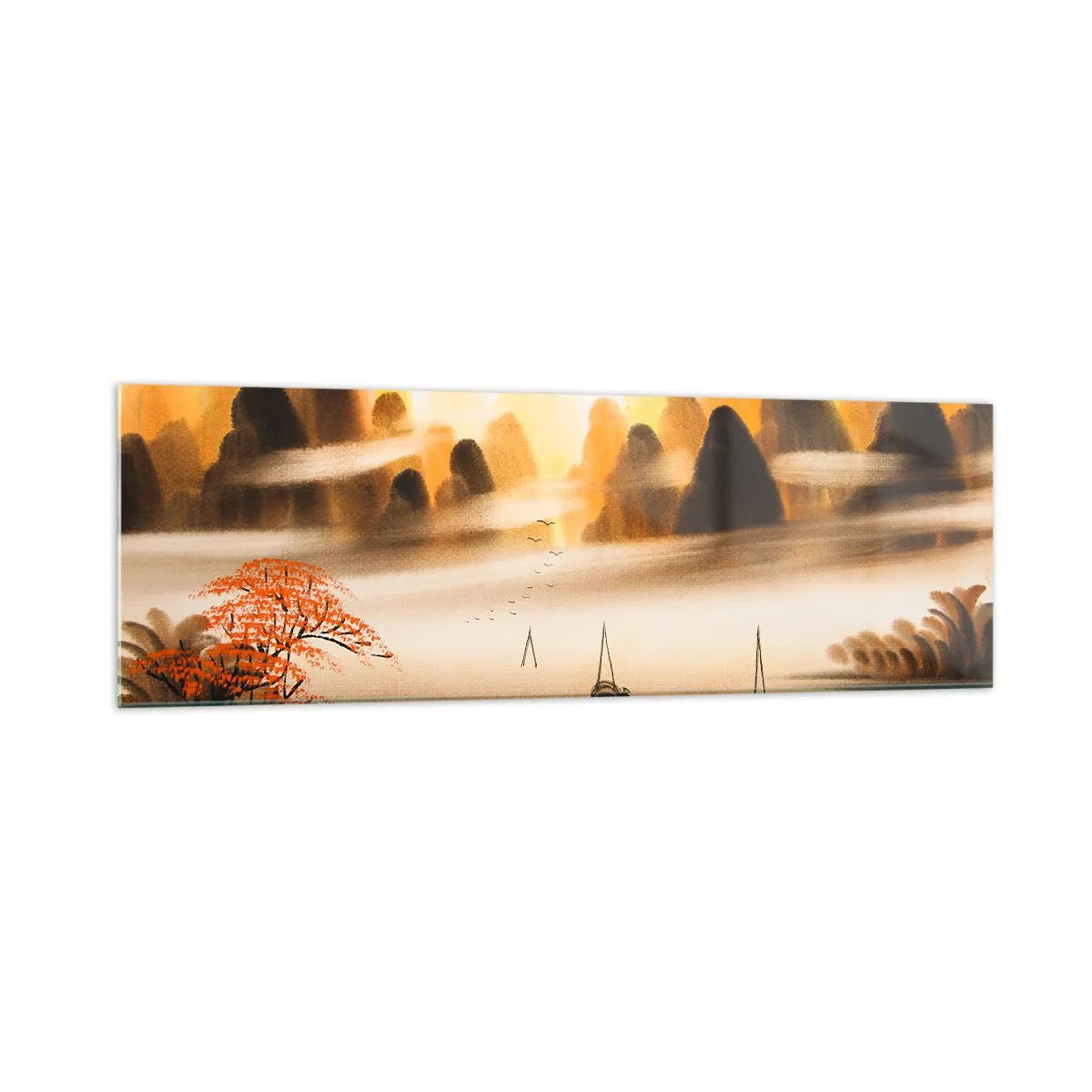 Obraz na skle - Dál než na Dálném východu - 160x50 cm