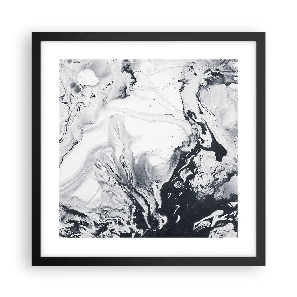 Plakát v černém rámu - Zemské nitro - 40x40 cm