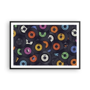Plakát v černém rámu - Barvy klasiky - 91x61 cm