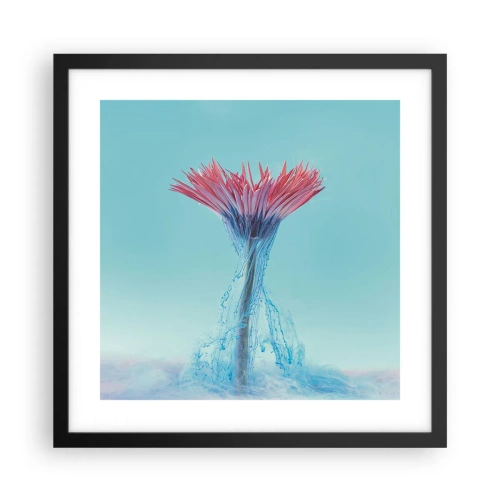 Plakát v černém rámu - V osvěžujícím objetí - 40x40 cm