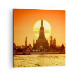 Obraz na plátně - Ke slunci, vždy ke slunci - 60x60 cm