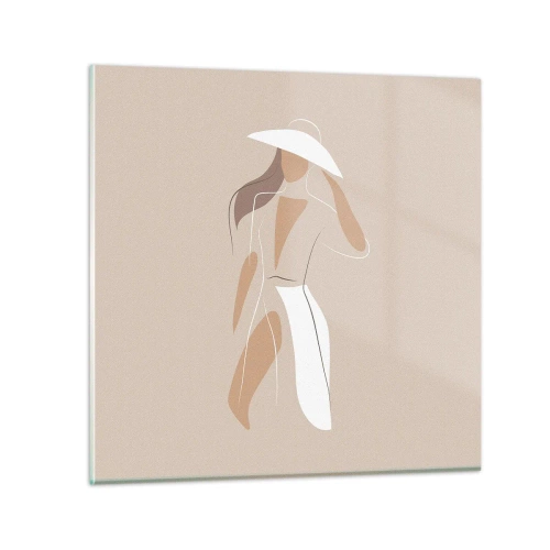 Obraz na skle - Móda je zábava - 30x30 cm