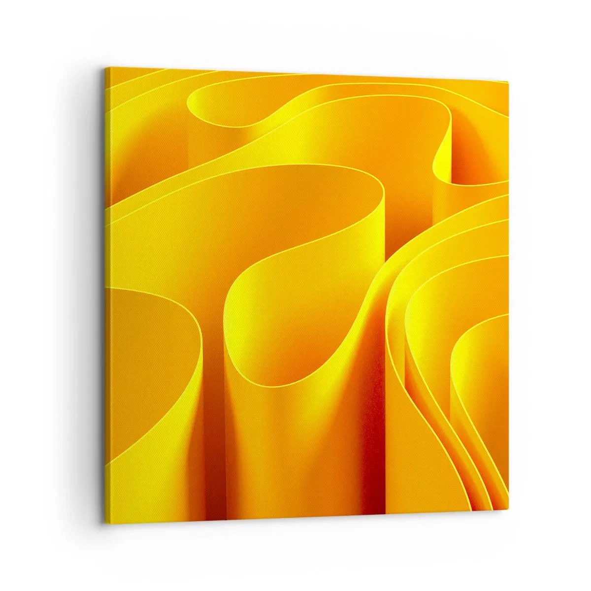 Obraz na plátně - Jako sluneční vlny - 60x60 cm