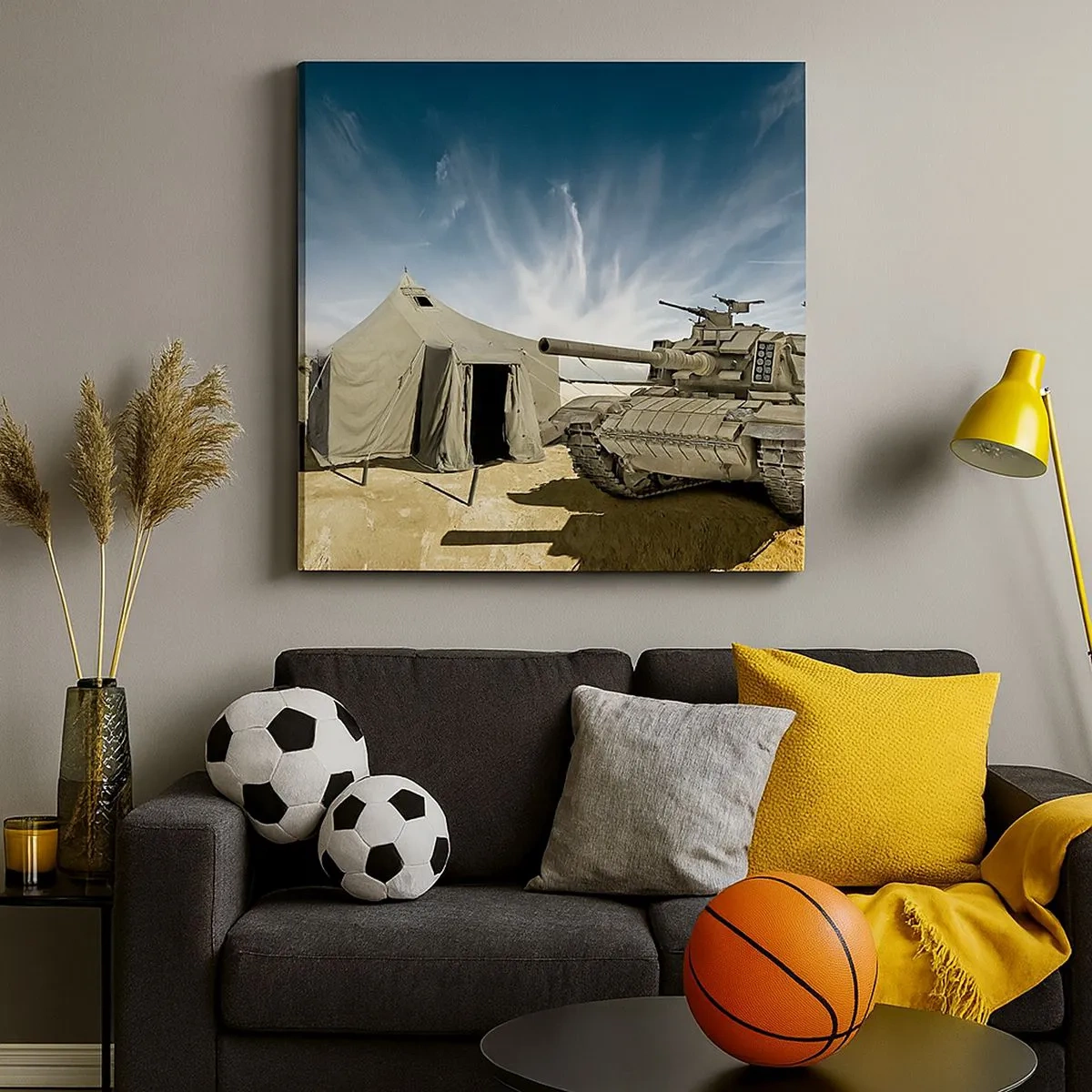 Obraz na plátně - Militantní sen - 30x30 cm