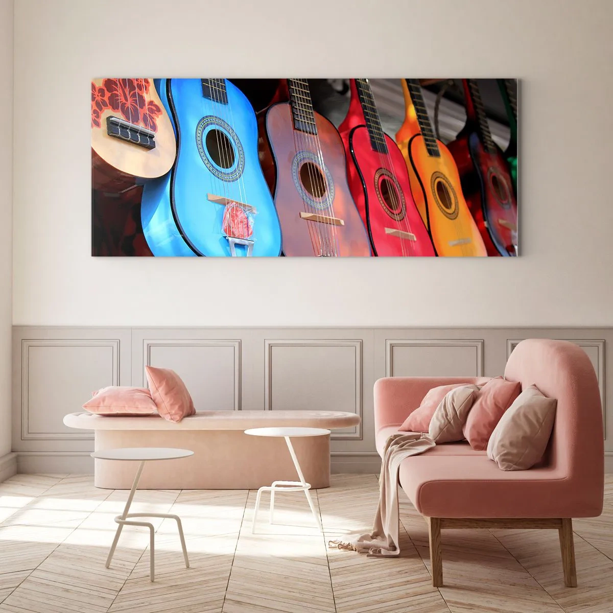 Obraz na skle - Latinskoamerická atmosféra - 120x50 cm