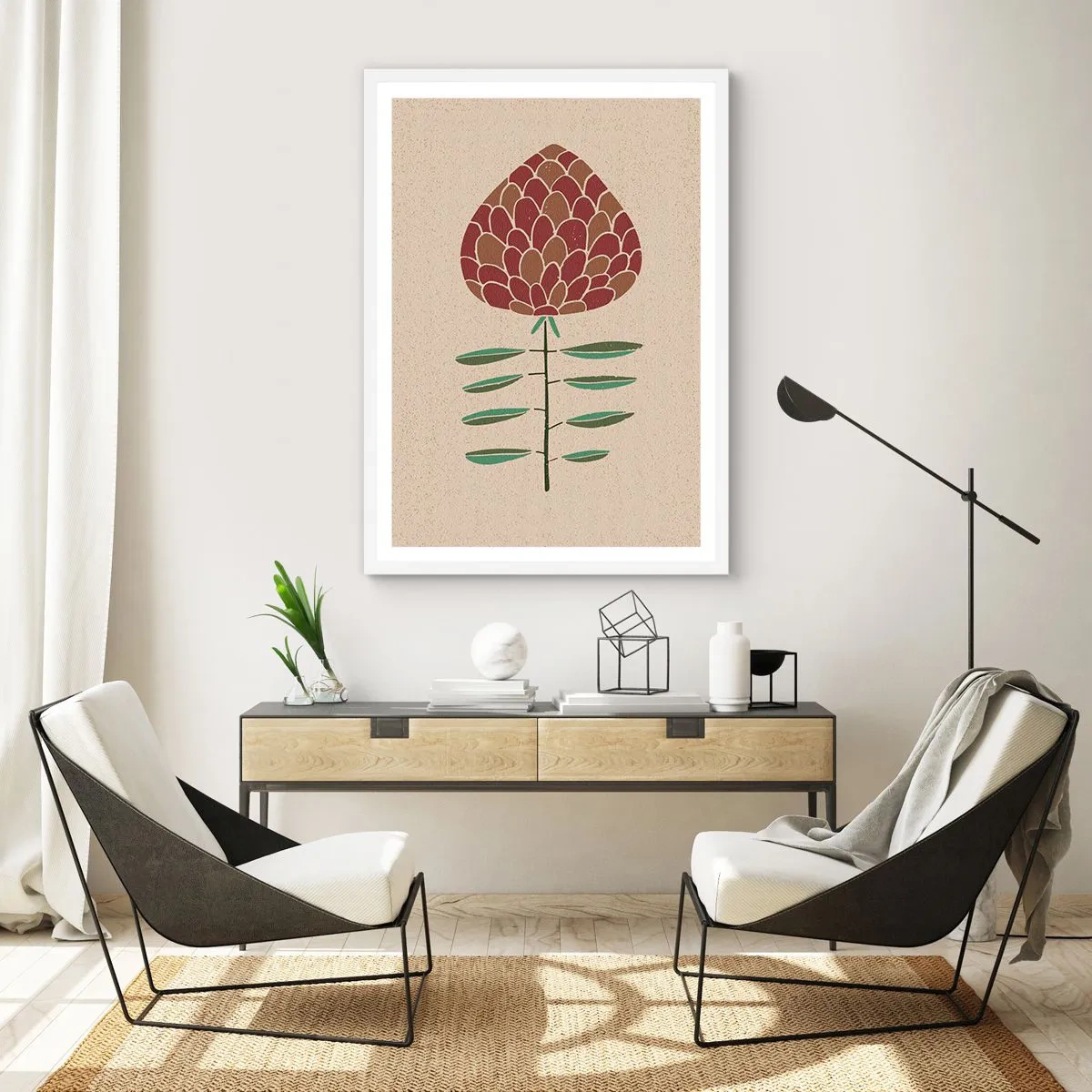 Plakát v bílém rámu - Šéf šéfů - 70x100 cm