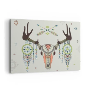 Obraz na plátně - Trofej indiánského lovce - 120x80 cm