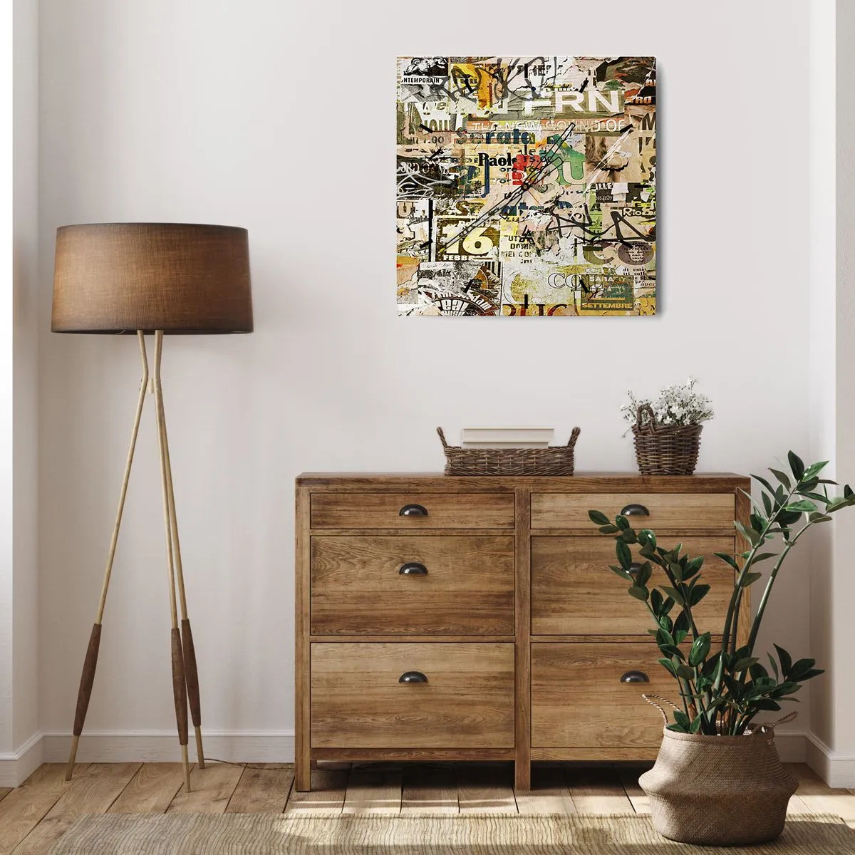 Nástěnné hodiny - Och, děje se to… - 40x40 cm