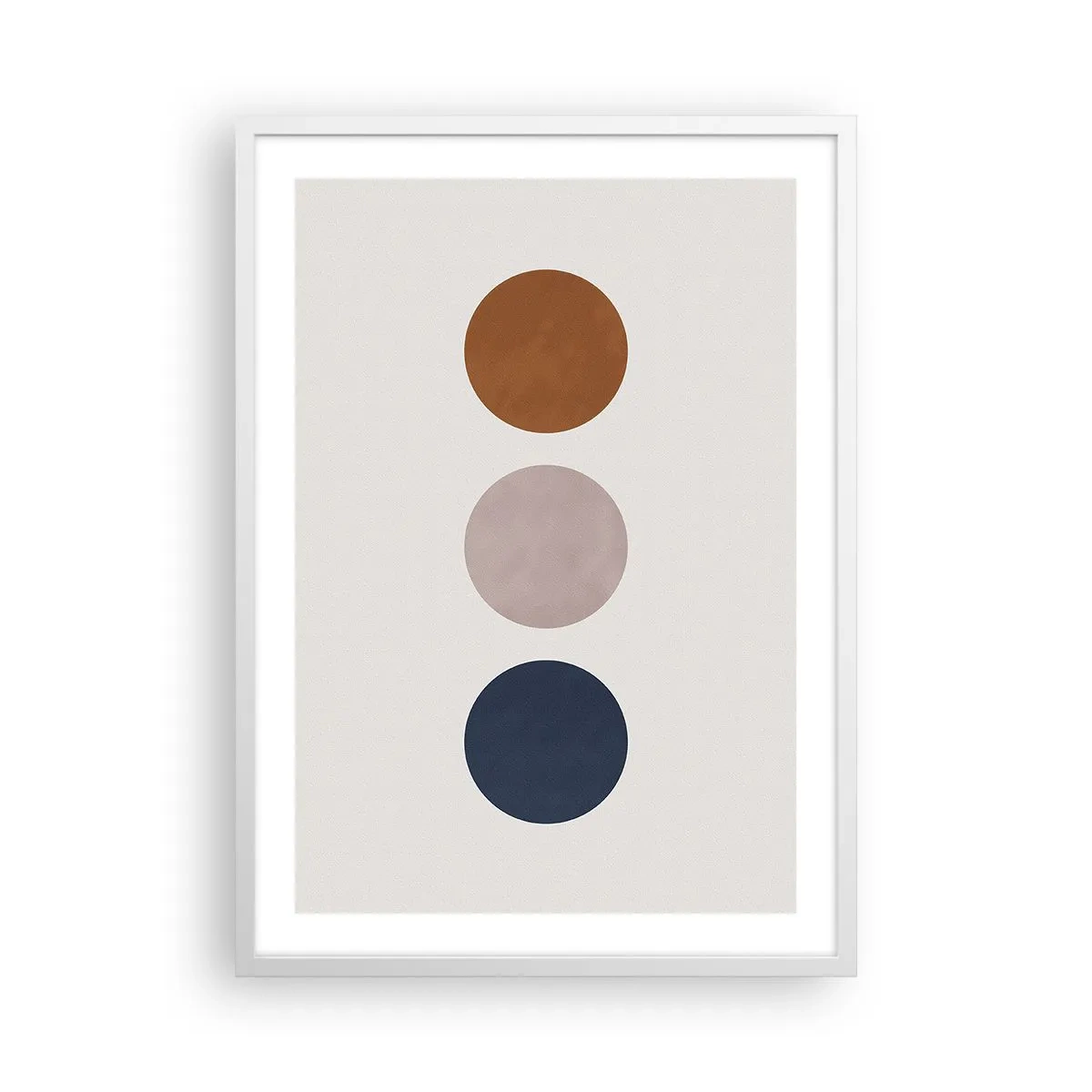 Plakát v bílém rámu - Symbol dokonalosti - 50x70 cm