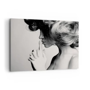 Obraz na plátně - Zahleděná do sebe - 120x80 cm