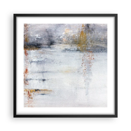 Plakát v černém rámu - Za závojem vzduchu - 50x50 cm