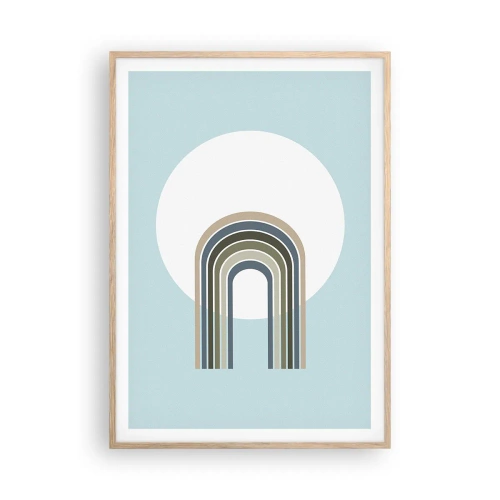 Plakát v rámu světlý dub - Neodolatelná přitažlivost - 70x100 cm