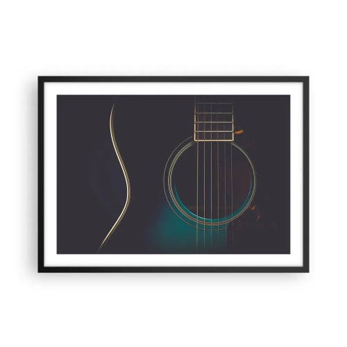 Plakát v černém rámu - Okamžik, než to zazní - 70x50 cm