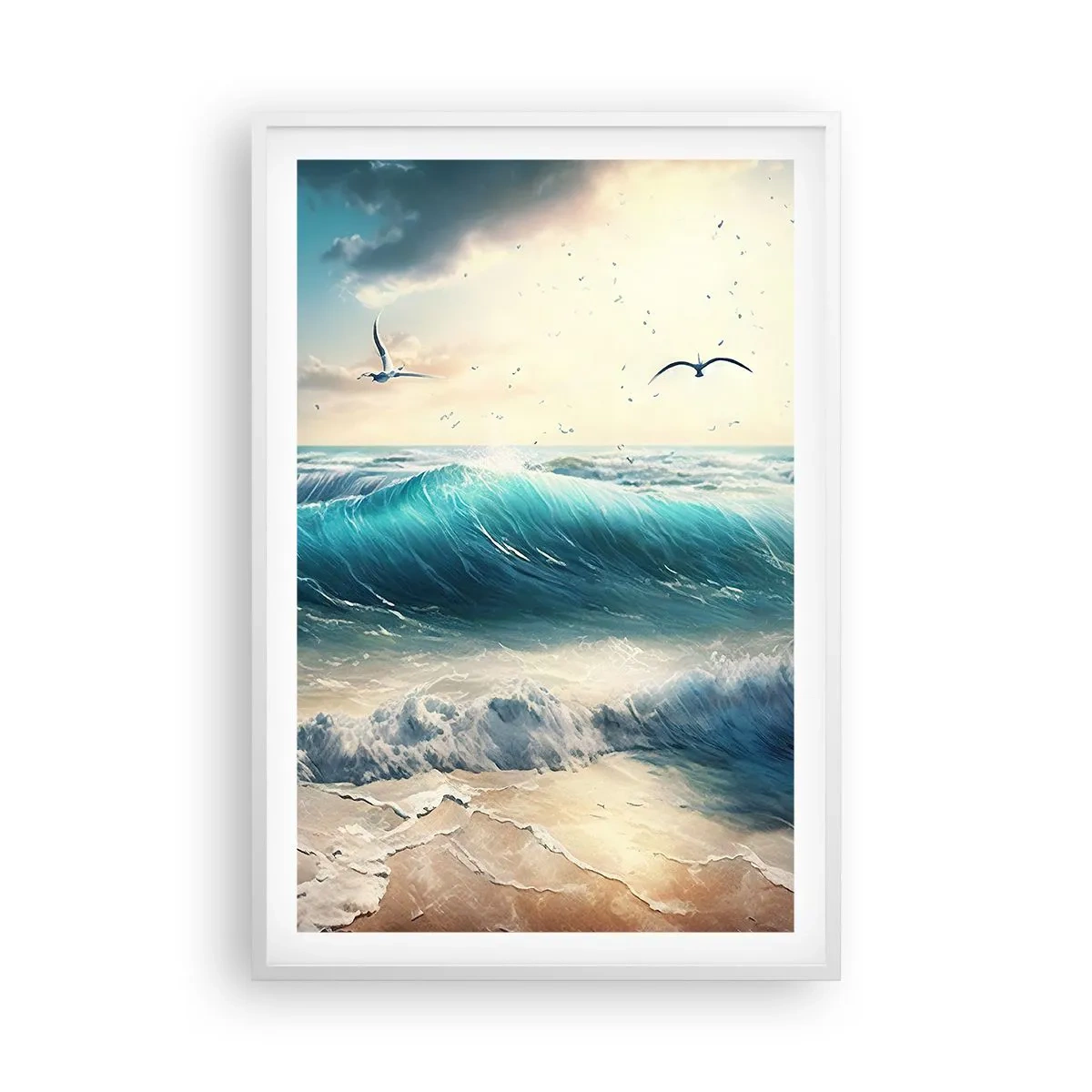 Plakát v bílém rámu - Šustění jen pro tebe - 61x91 cm