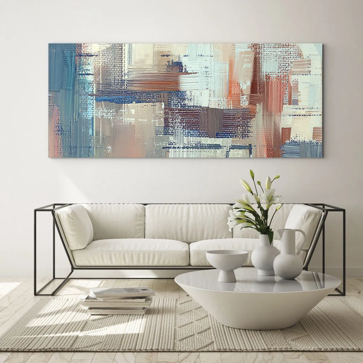 Obraz na skle - Dostat se ke světlu - 100x40 cm