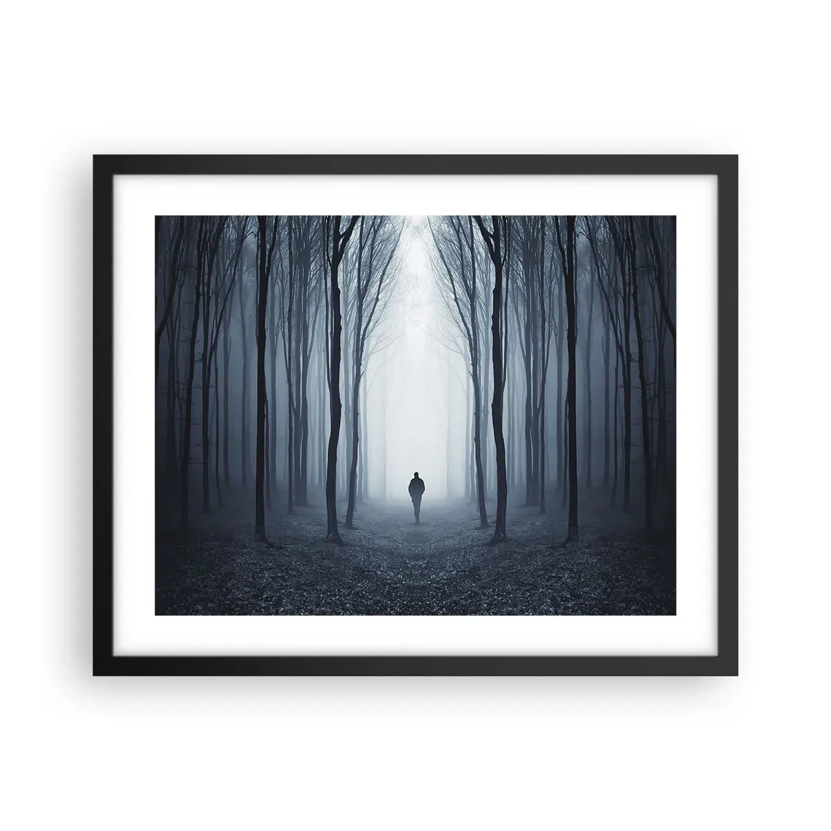 Plakát v černém rámu - A všechno jednoduché a jasné - 50x40 cm