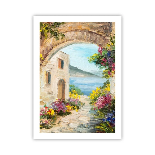 Plakát - Půvab pobřežní krajiny - 50x70 cm