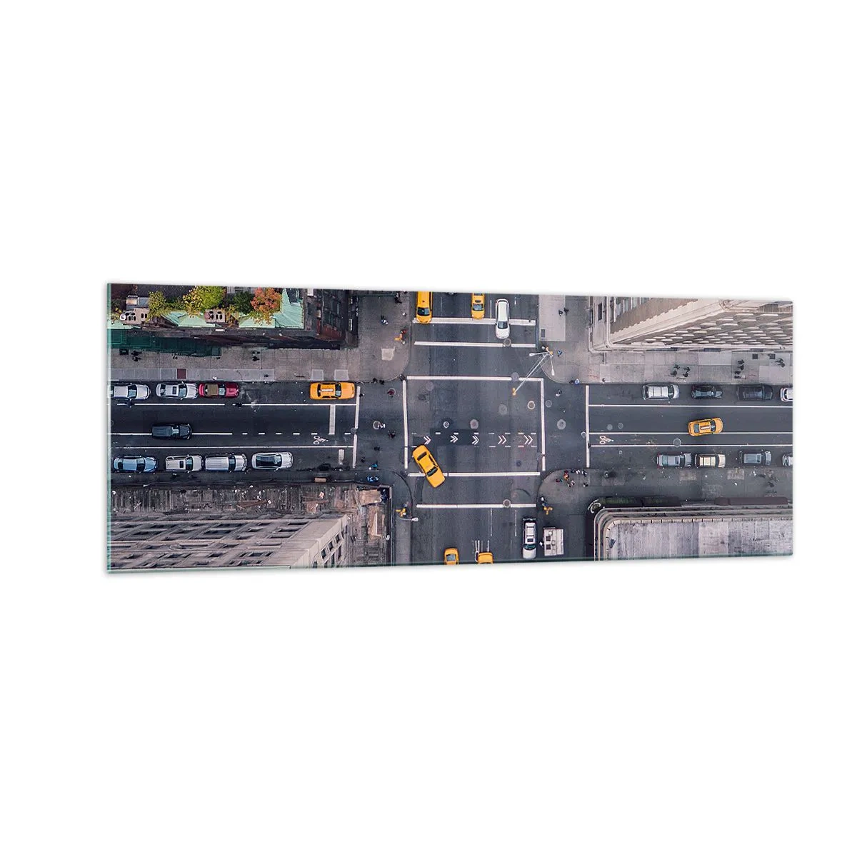 Obraz na skle - Snadná volba - 140x50 cm