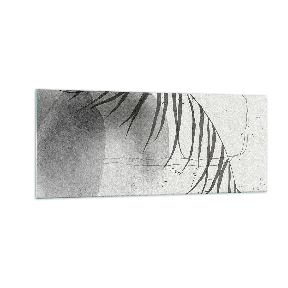 Obraz na skle - Subtilní exotika přírody - 100x40 cm