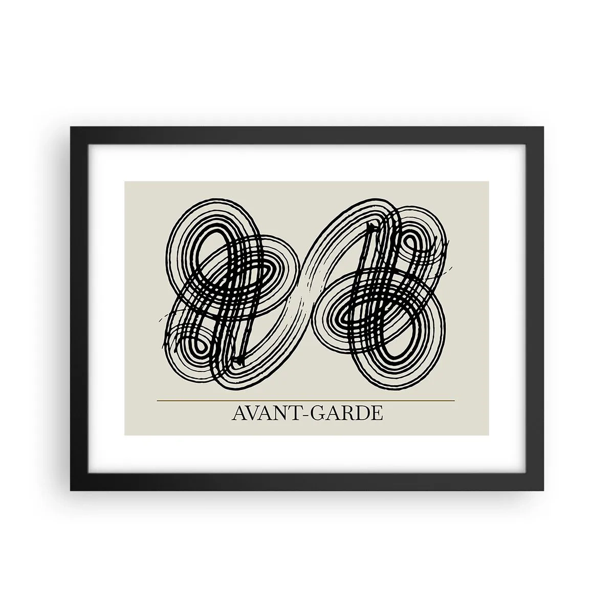 Plakát v černém rámu - Vyšlo to spontánně - 40x30 cm