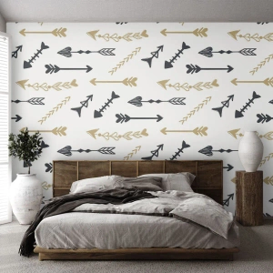 Fototapeta Premium Sand - Sen lučišníka - Abstrakce, Šipka, Boho - 350x256 cm