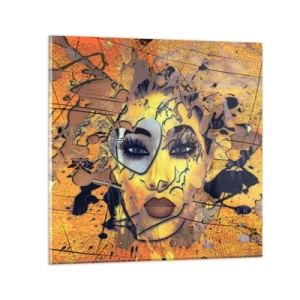 Obraz na skle - Sluneční krása - 60x60 cm