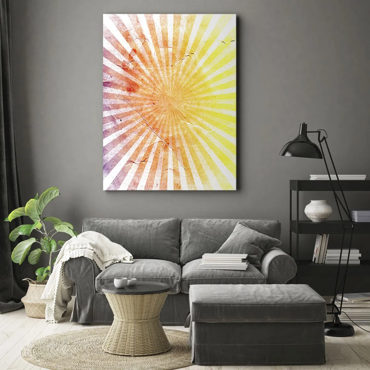 Obraz na plátně - Východy a západy - 55x100 cm