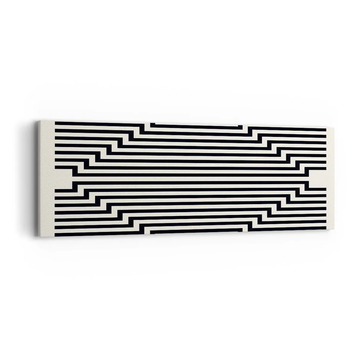 Obraz na plátně - Geometrická iluze - 90x30 cm