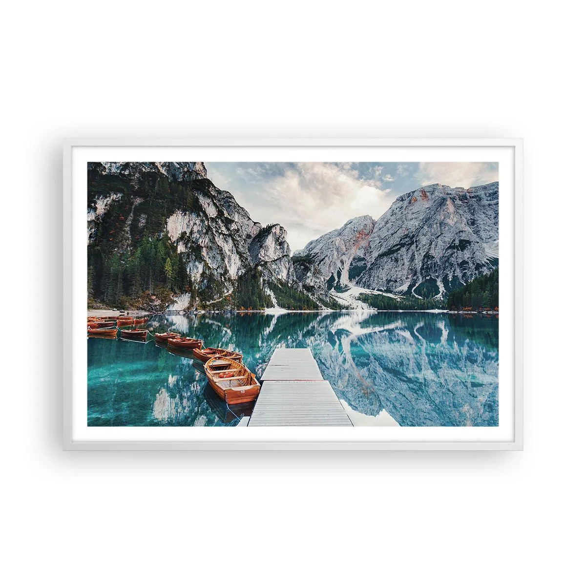 Plakát v bílém rámu - Ukážeme vám krásu - 91x61 cm