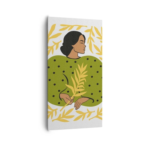 Obraz na plátně - Havajská dívka - 65x120 cm