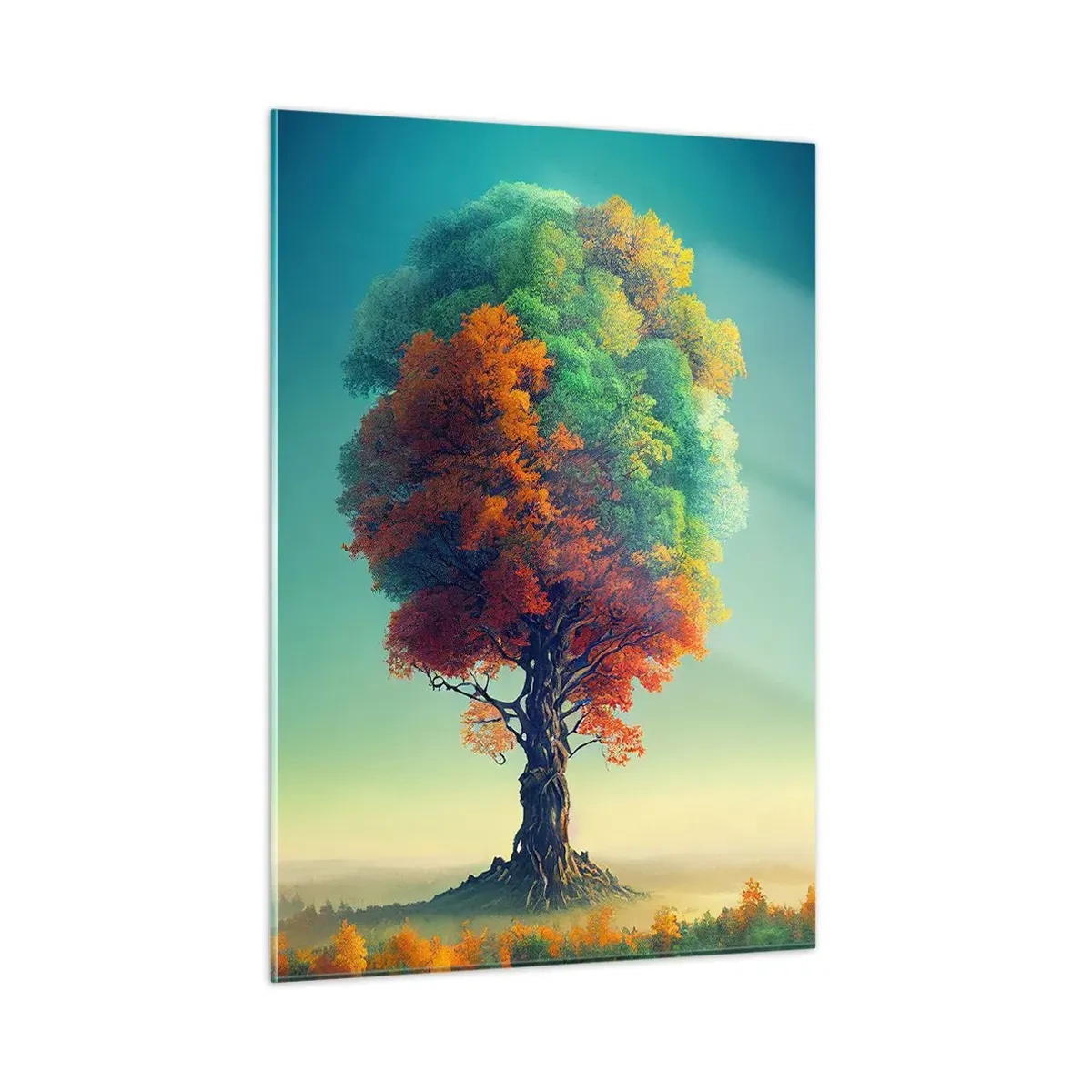 Obraz na skle - Dub – otec přírody - 50x70 cm