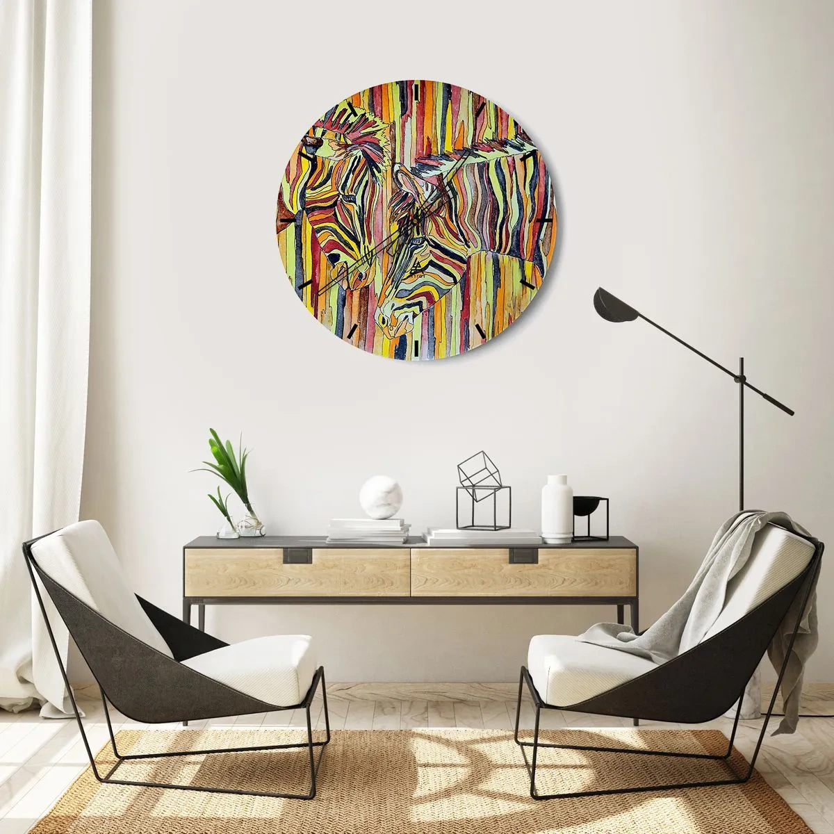 Nástěnné hodiny - Takže ty taky… - 40x40 cm