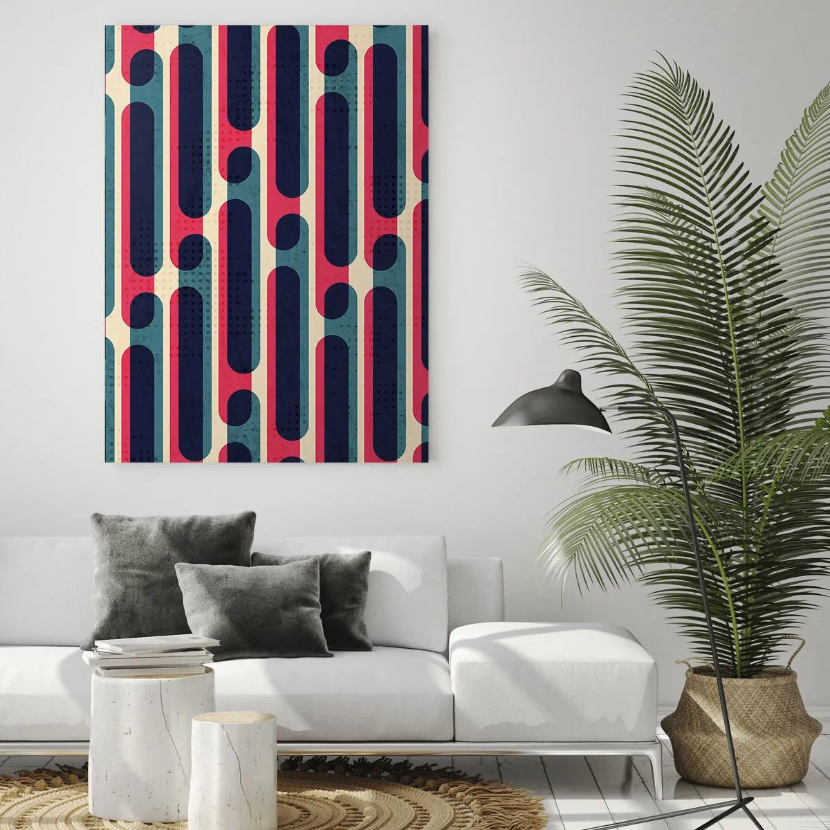 Obraz na skle - Dovnitř a dopředu - 50x70 cm