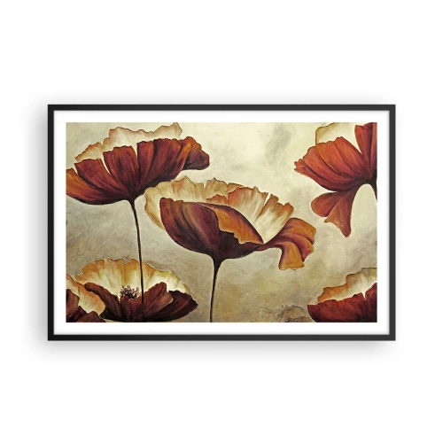 Plakát v černém rámu - Lán louky - 91x61 cm