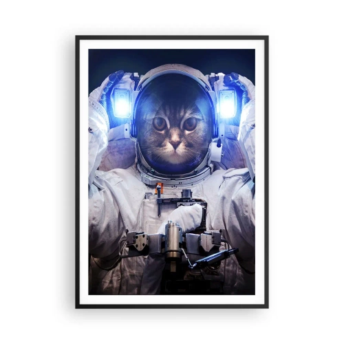 Plakát v černém rámu - Houston, máte problém - 70x100 cm