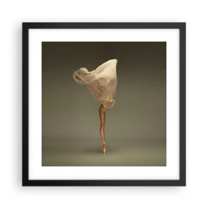 Plakát v černém rámu - Hned poletí - 40x40 cm