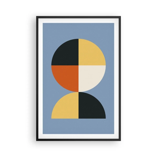 Plakát v černém rámu - Koukej a počítej - 61x91 cm