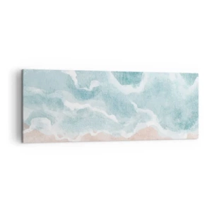Obraz na plátně - Abstrakce mraků - 140x50 cm