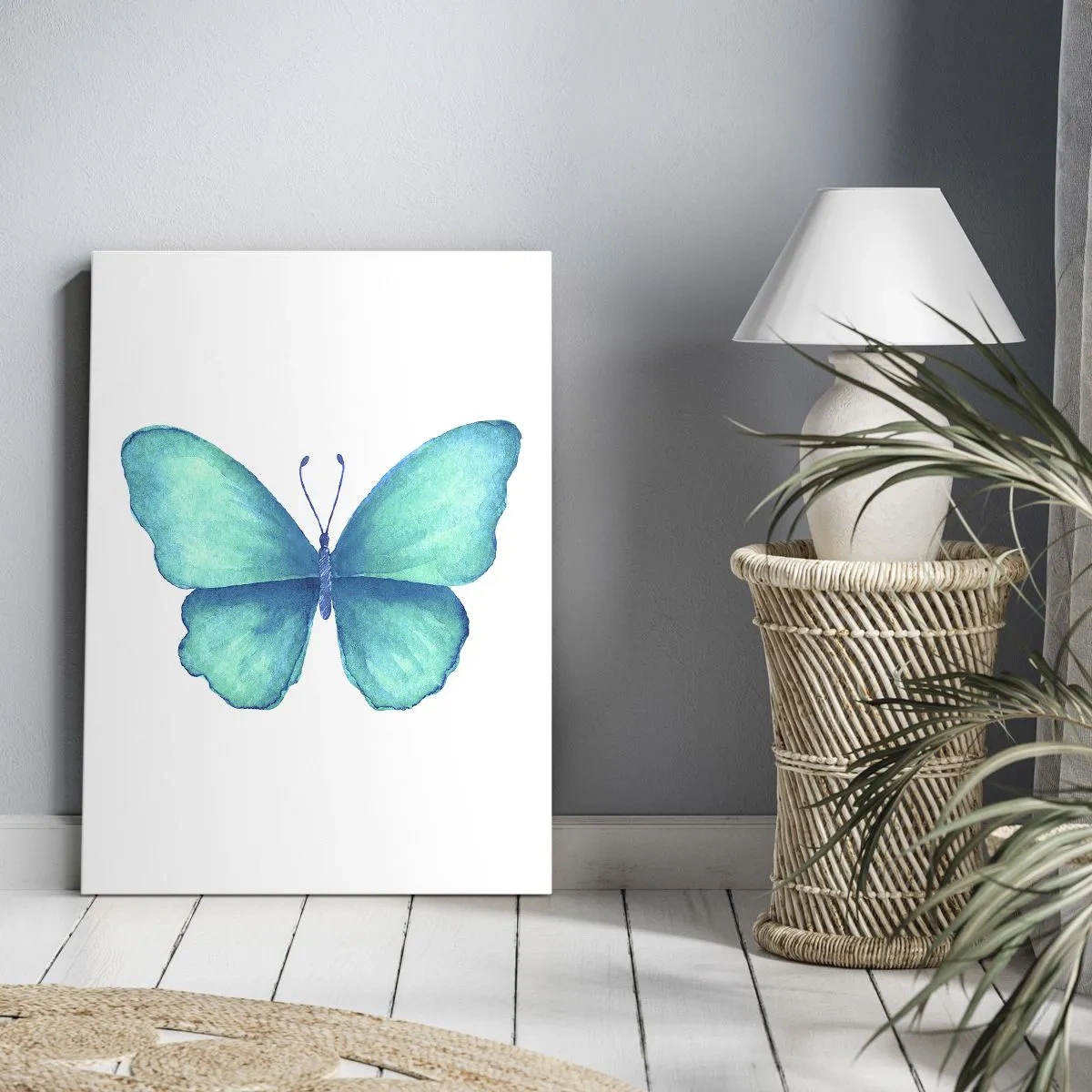 Obraz na plátně - Tyrkysový z přírody - 65x120 cm