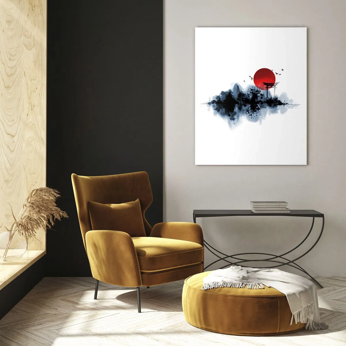 Obraz na skle - Japonský pohled - 70x100 cm