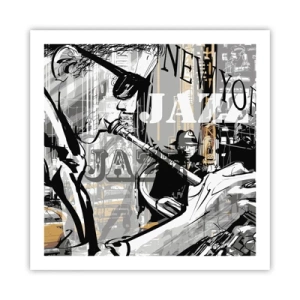 Plakát - V rytmu New Yorku - 60x60 cm