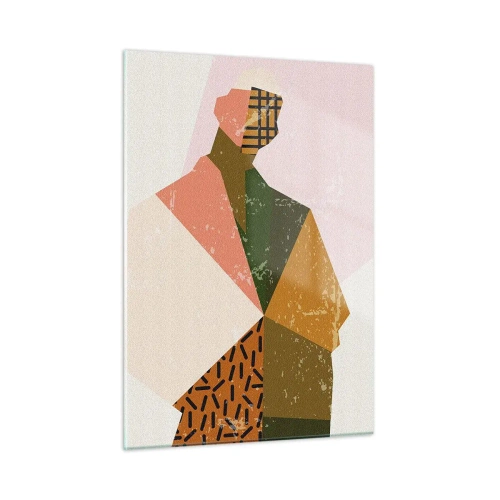 Obraz na skle - Člověk – složitá bytost - 50x70 cm