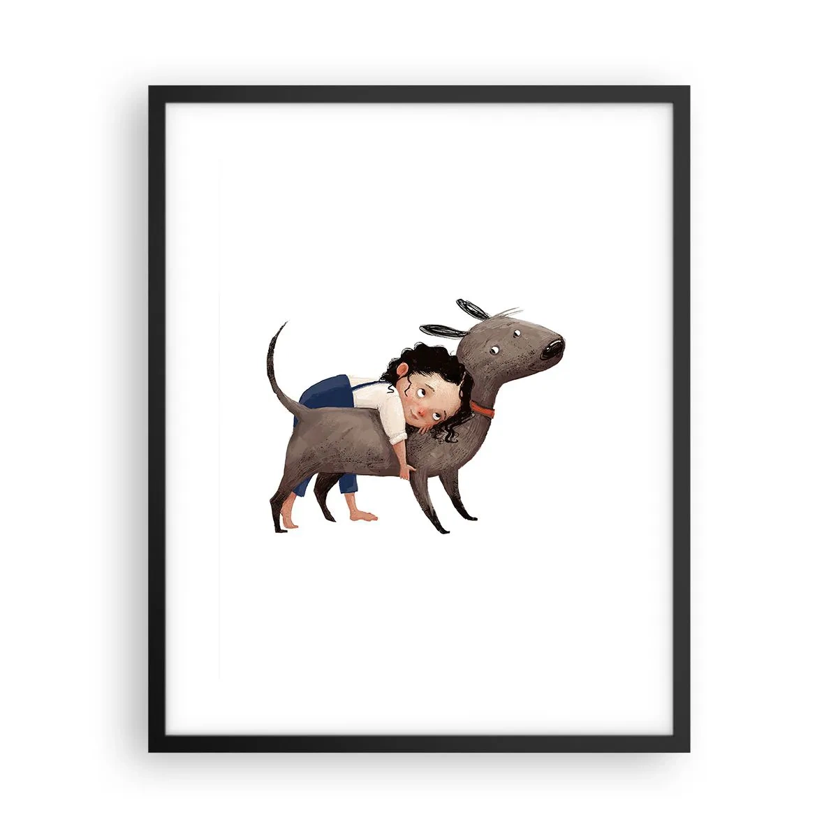 Plakát v černém rámu - Nejlepší přátelé - 40x50 cm